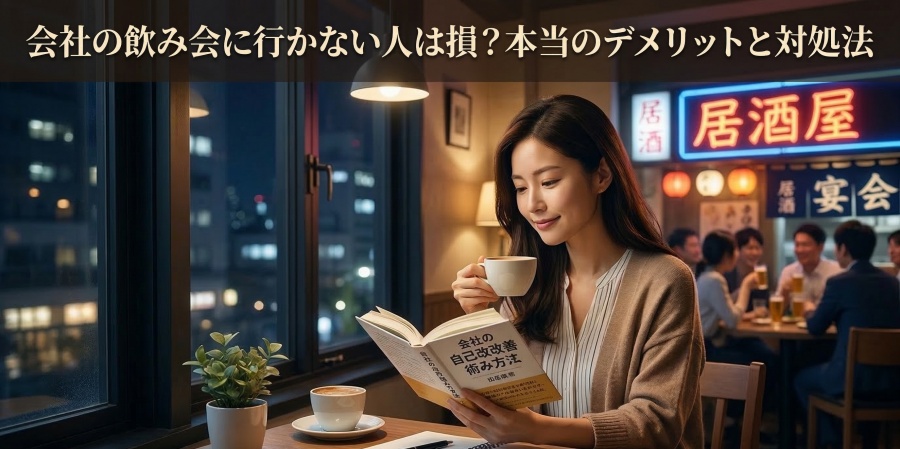 会社の飲み会に行かない人は損？本当のデメリットと対処法