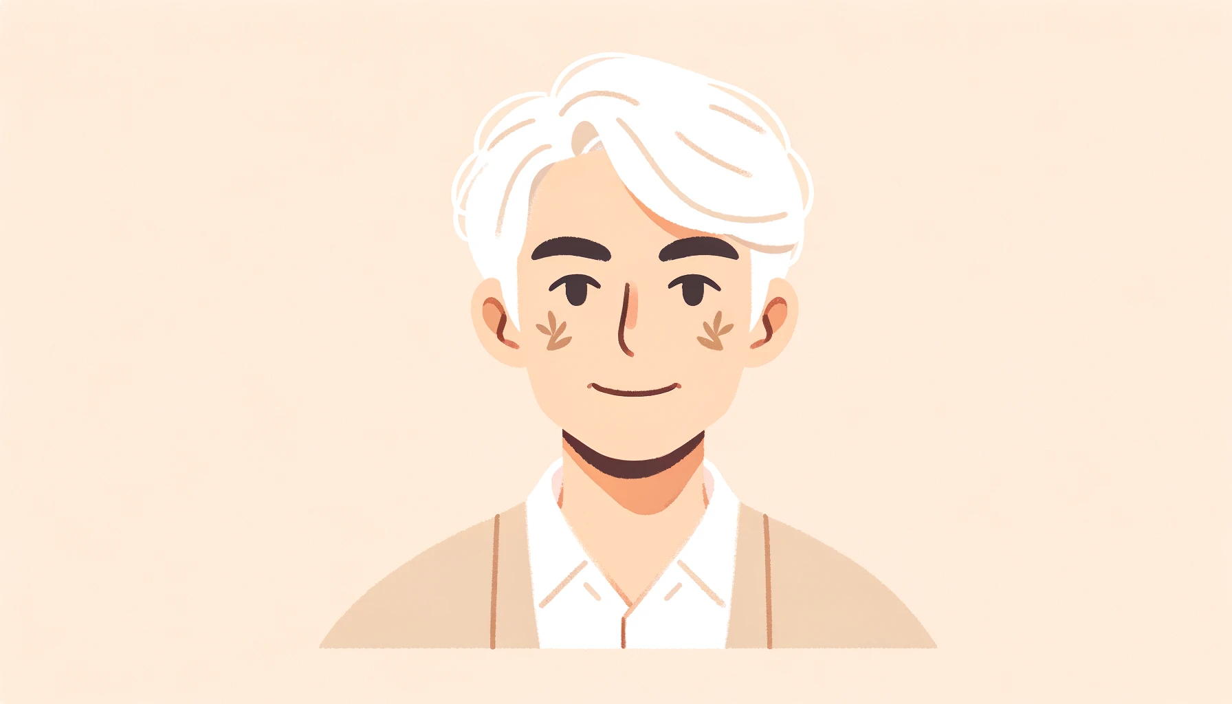 白髪なのに眉毛だけ黒いのは普通?