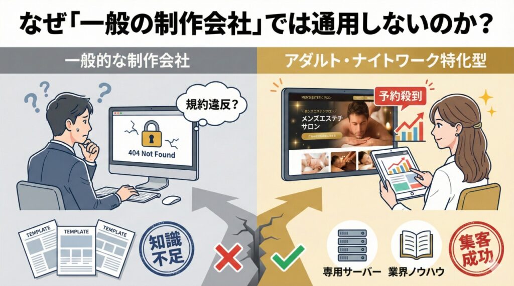 なぜ「一般の制作会社」では通用しないのか？