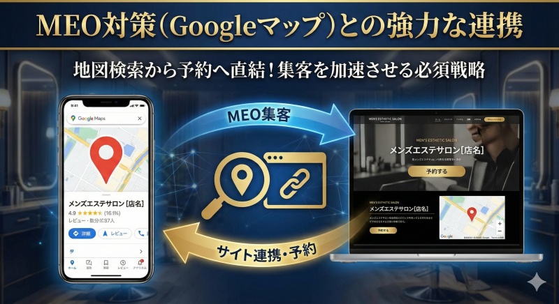 MEO対策（Googleマップ）との強力な連携